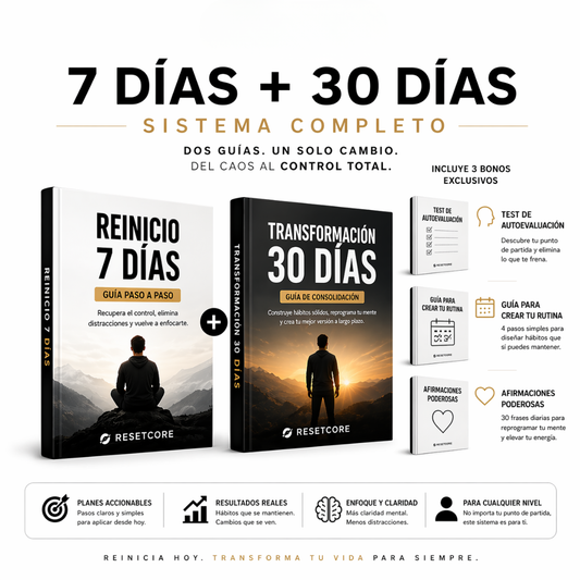 Sistema Reinicio en 7 Días y Construye Disciplina Real en 30